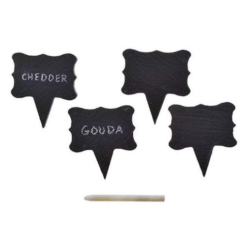 Bel-Air - Slate Cheese Markers Set - 4pc + 1 chalk - Limolin 