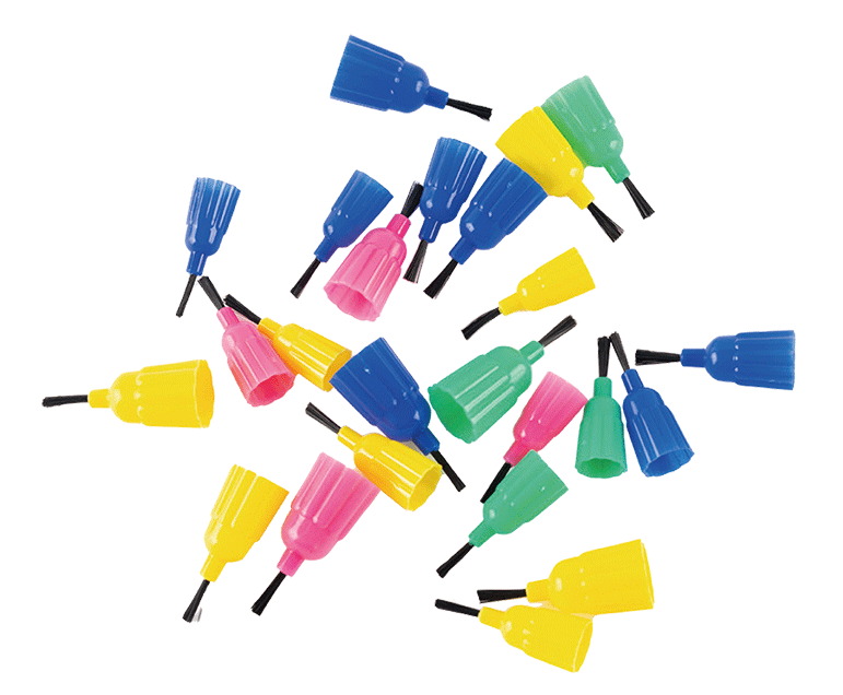 Beleduc - FINGER PAINT BRUSH (24PCS/4 ASST) - Limolin 
