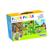 Beleduc - Floor Puzzle "Discover The Flower Meadow" - Limolin 