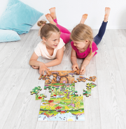 Beleduc - Floor Puzzle "Discover The Flower Meadow" - Limolin 