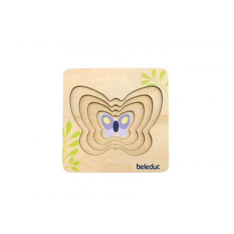 Beleduc - Layer Puzzle - Butterfly - Limolin 