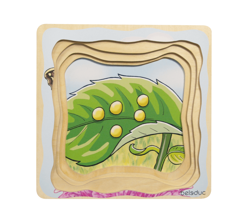 Beleduc - Layer Puzzle - Butterfly - Limolin 