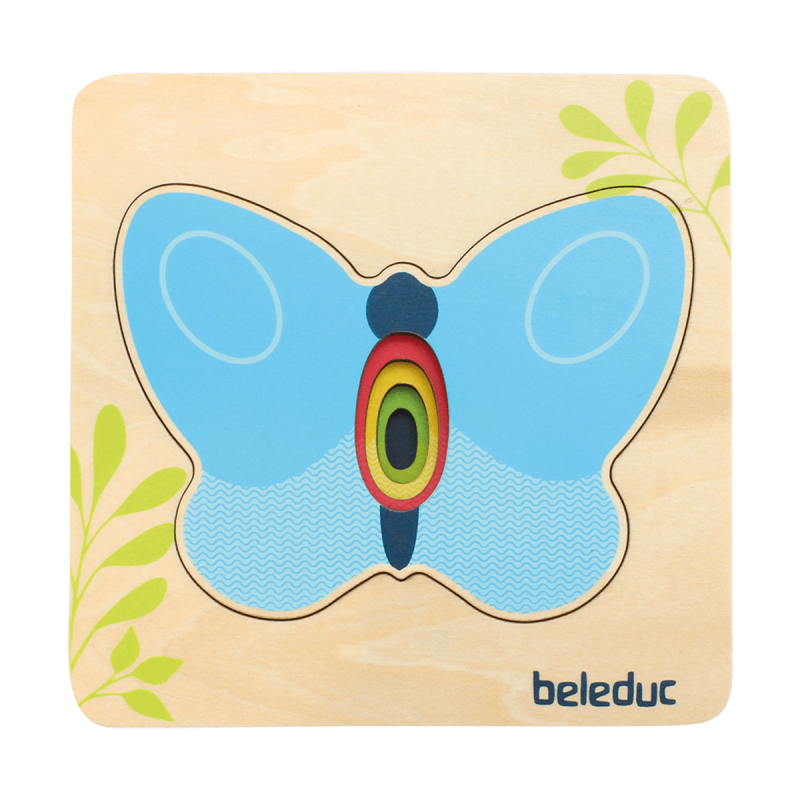 Beleduc - Layer Puzzle - Butterfly - Limolin 