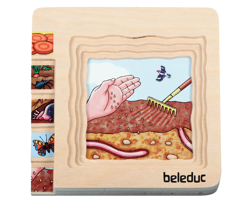 Beleduc - Layer Puzzle - Carrot - Limolin 