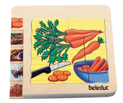 Beleduc - Layer Puzzle - Carrot - Limolin 