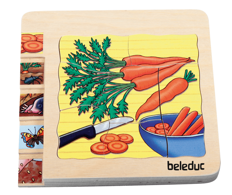 Beleduc - Layer Puzzle - Carrot - Limolin 