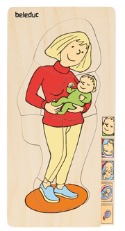 Beleduc - Layer Puzzle - Mother - Limolin 