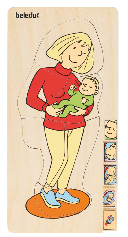 Beleduc - Layer Puzzle - Mother - Limolin 