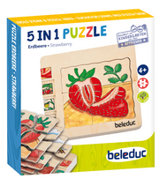 Beleduc - Layer Puzzle - Strawberry - Limolin 
