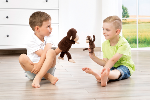 Beleduc - Mom & Baby Handpuppet - Cheeta & Bibi - Limolin 