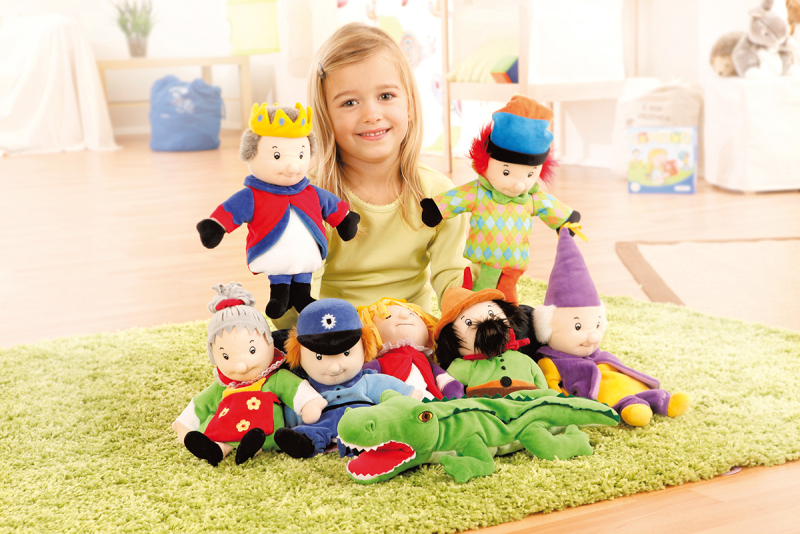 Beleduc - Set of 8 Puppets - Puppetshow - Limolin 