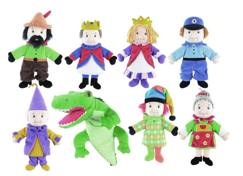 Beleduc - Set of 8 Puppets - Puppetshow - Limolin 