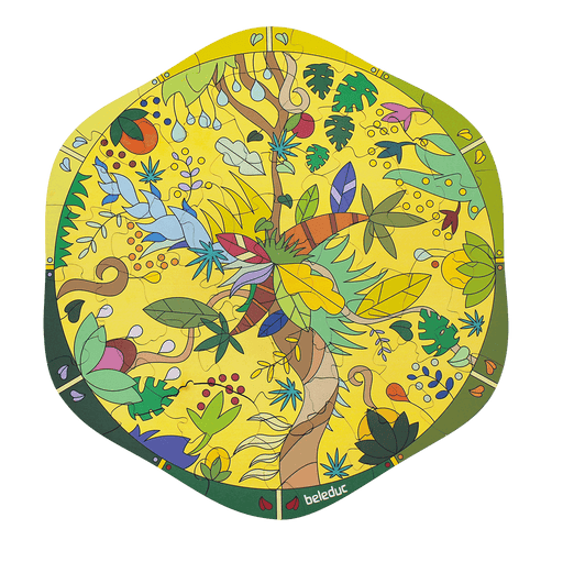 Beleduc - XXL Puzzle "Wild Animals" - Limolin 