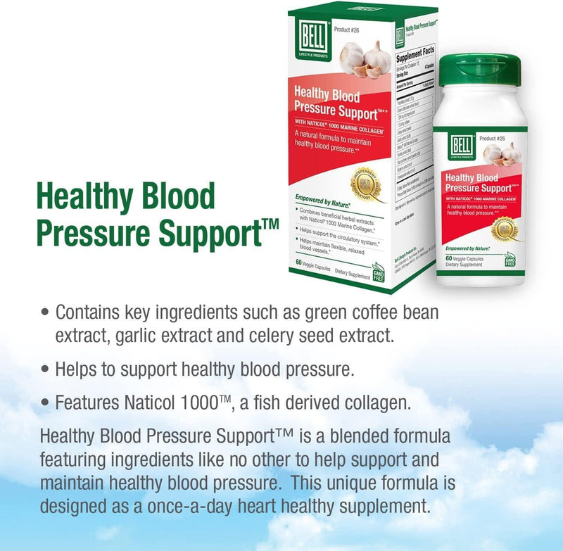 Bell - Blood Pressure Formulation Combo - 60 caps - Limolin 