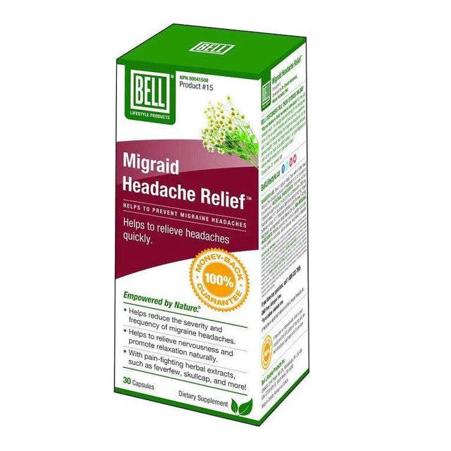 Bell - MIGRAID Headache Relief, 30 caps - Limolin 