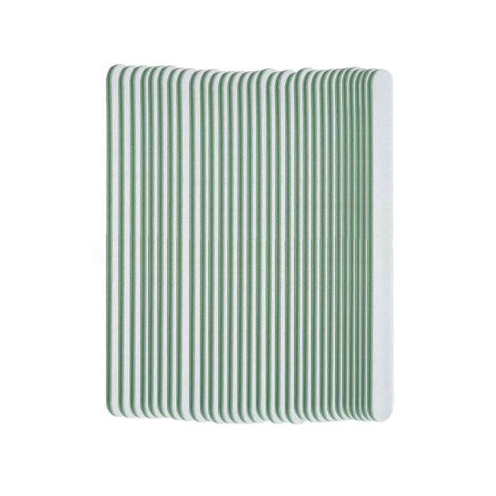 Belmonda - Sani File 100/180 Grit (Lavable/ Washable) Verte/Green/Lime Sanifile 10Pc/Pack - Limolin 