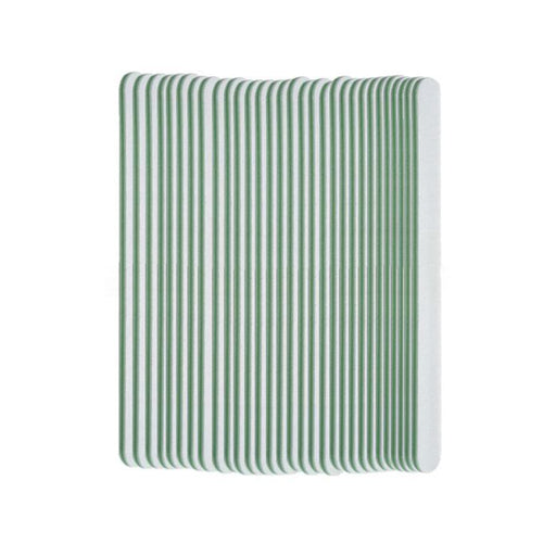 Belmonda - Sani File 100/180 Grit (Lavable/ Washable) Verte/Green/Lime Sanifile 10Pc/Pack - Limolin 