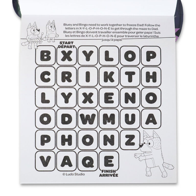 Bendon - BLUEY - IMAGINE INK MAGIC INK PICTURES - BILINGUAL - Limolin 