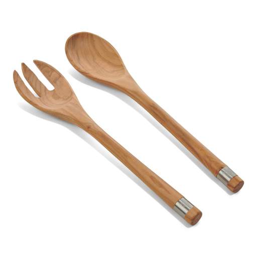 Berard - ACERO Salad Server Set 30cm/12", Olivewood 2pc Set - Limolin 
