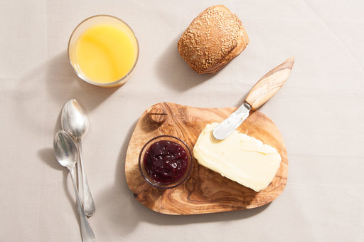 Berard - Butter Dish w/Knife 14.5x18.5cm/5.75x7.25", Olivewood - Limolin 
