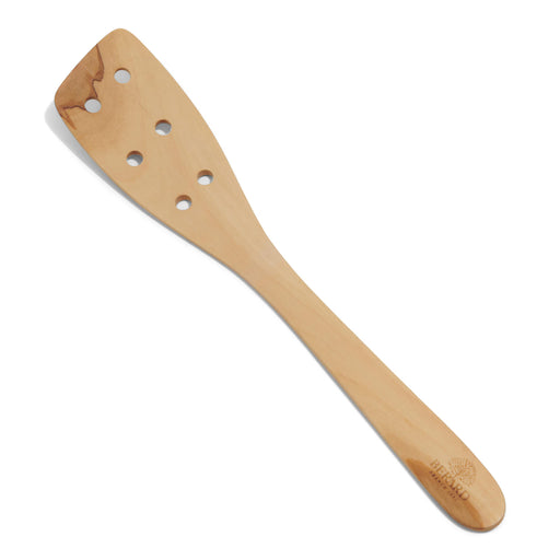 Berard - CONTOUR Spatula w/6 holes Curved 30cm/12", Olivewood - Limolin 