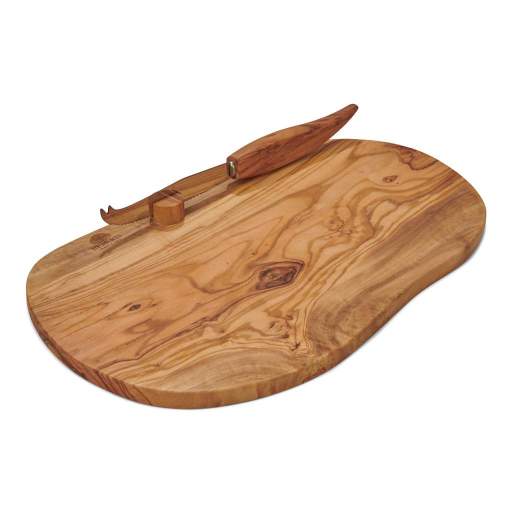 Berard - Cheeseboard & Knife Set 33x18cm/13x7", Olivewood - Limolin 