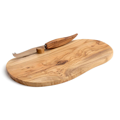 Berard - Cheeseboard & Knife Set 33x18cm/13x7", Olivewood - Limolin 