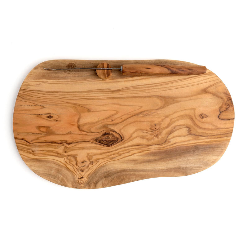 Berard - Cheeseboard & Knife Set 33x18cm/13x7", Olivewood - Limolin 