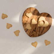 Berard - Cutting Board, Heart,22x21x1.6cm/8.66x8.27x0.63", Olivewood - Limolin 
