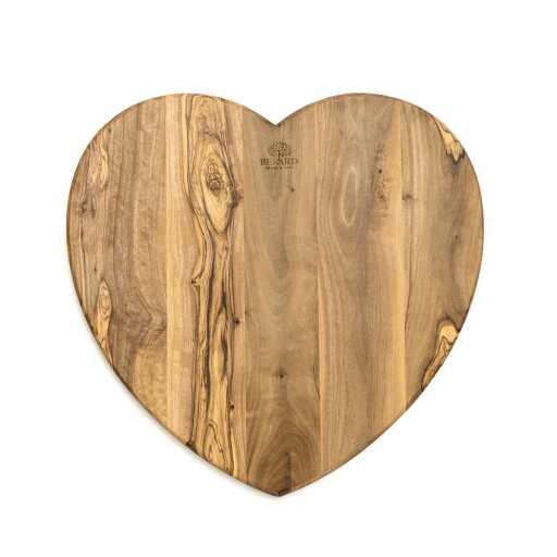 Berard - Cutting Board, Heart, 28x17x1.6cm/11x6.7x0.63", Olivewood - Limolin 