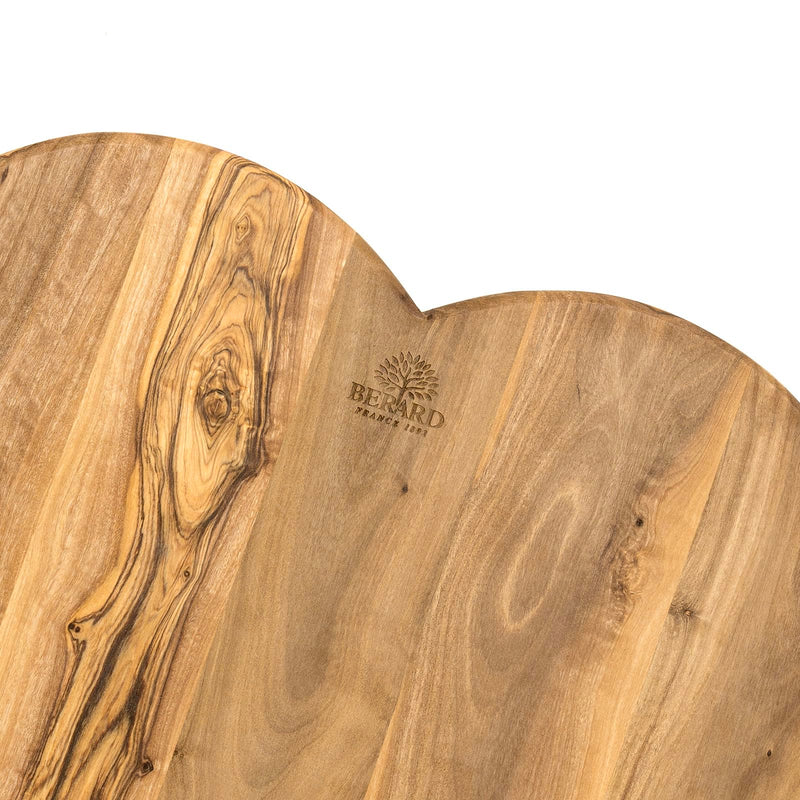 Berard - Cutting Board, Heart, 28x17x1.6cm/11x6.7x0.63", Olivewood - Limolin 
