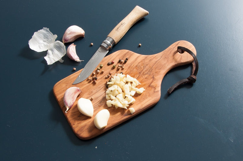 Berard - Cutting Board w/handle 21x11cm/8x4.25", Olivewood - Limolin 