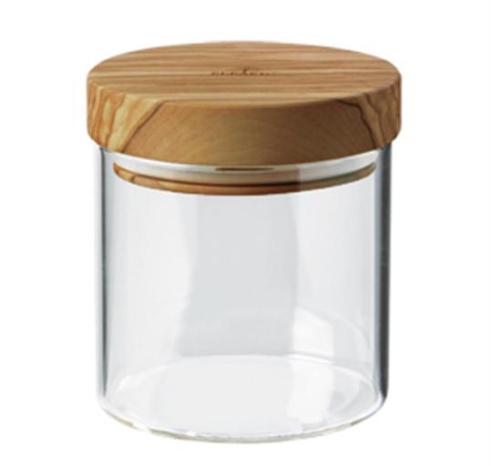 Berard - Glass Jar w/Lid 10x11cm /4x4.25", 0.4L/13.5oz Olivewood - Limolin 
