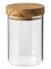 Berard - Glass Jar w/Lid 10x15cm /4x6" 0.6L/20oz Olivewood /4x6" 0.6L/20oz Olivewood - Limolin 