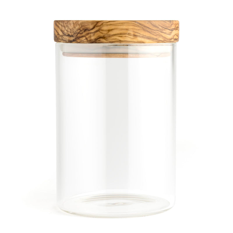 Berard - Glass Jar w/Lid 10x15cm /4x6" 0.6L/20oz Olivewood /4x6" 0.6L/20oz Olivewood - Limolin 