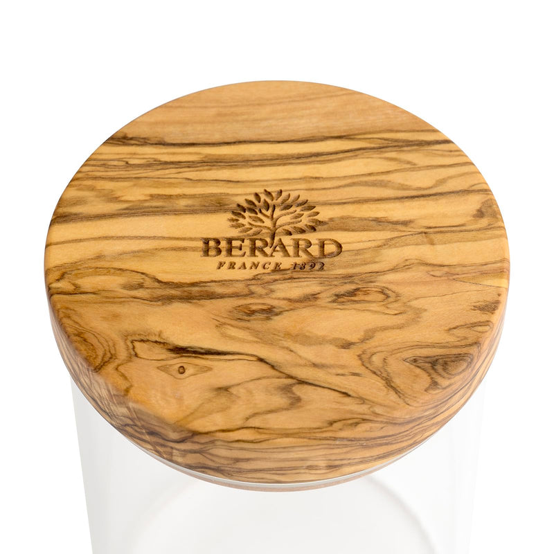 Berard - Glass Jar w/Lid 10x15cm /4x6" 0.6L/20oz Olivewood /4x6" 0.6L/20oz Olivewood - Limolin 
