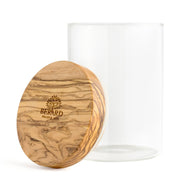 Berard - Glass Jar w/Lid 10x15cm /4x6" 0.6L/20oz Olivewood /4x6" 0.6L/20oz Olivewood - Limolin 