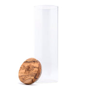 Berard - Glass Jar w/Lid 10x31cm /4x12.3", 1.5L/51oz Olivewood - Limolin 