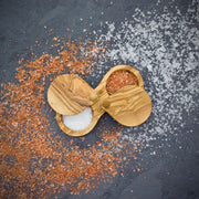 Berard - Salt Keeper Double 18x4.4x7.6cm/7x1.75x3", Olivewood - Limolin 