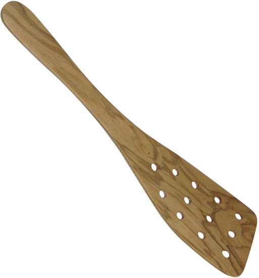 Berard - Spatula Curved w/12 holes 32cm/12.5", Olivewood - Limolin 