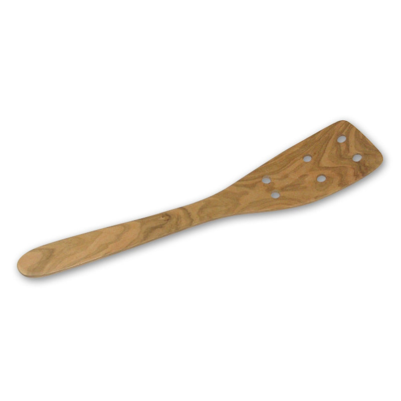 Berard - Spatula Curved w/6 holes 32cm/12.5", Olivewood - Limolin 