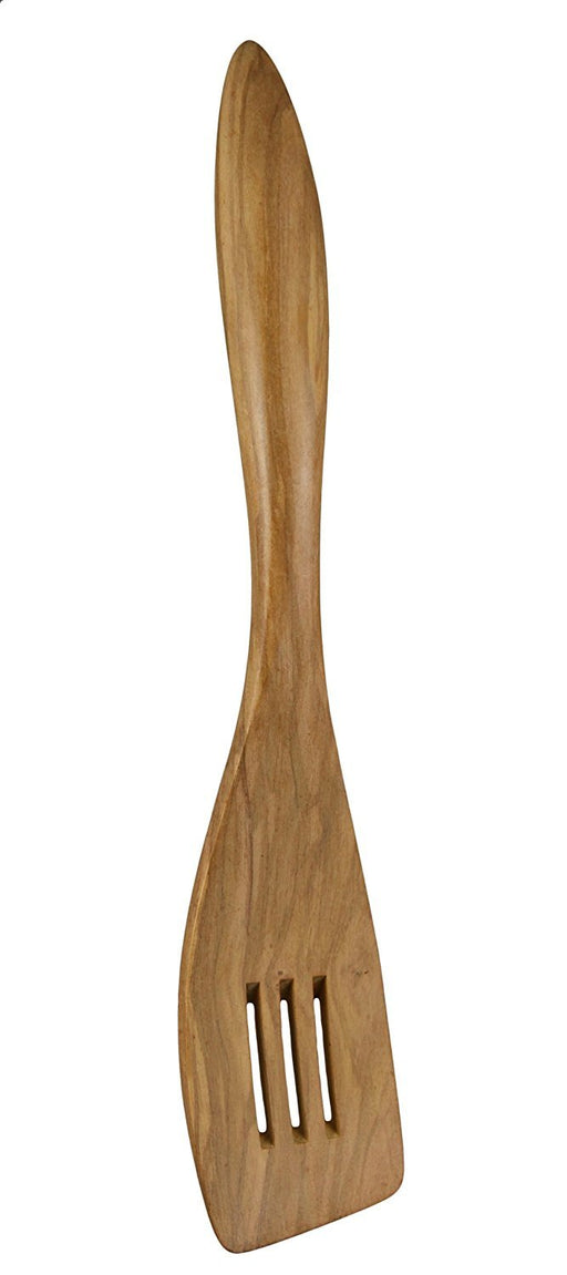 Berard - TERRA Spatula Slotted 32cm/12.5", Olivewood - Limolin 