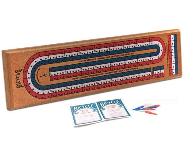 Bicycle - Cribbage Board - 3 Track - Color (Ea) - Limolin 
