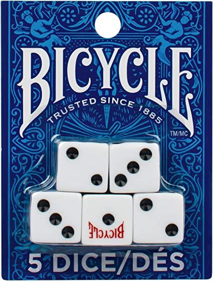 Bicycle - Set of 5 Dice - Limolin 