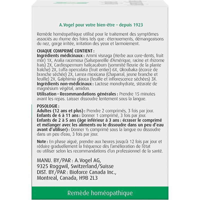 BioForce - AVogel Remedies - Allergy Relief - Allergies - 120 Tabs - Limolin 