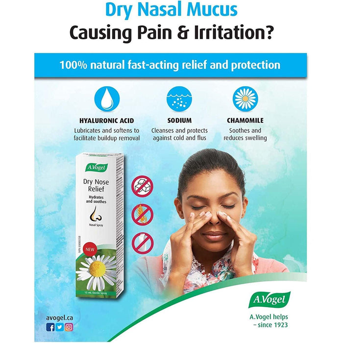 BioForce - AVogel Remedies, DRY NOSE RELIEF - NASAL CARE, 15ml - Limolin 