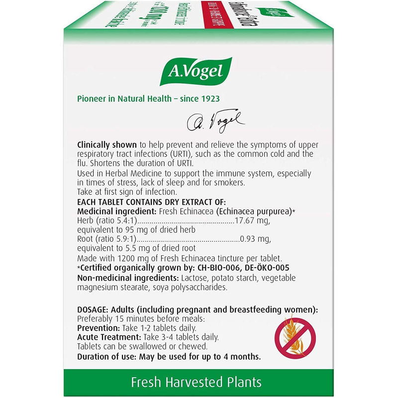 BioForce - AVogel Remedies - Echinaforce Extra - Cold & Flu - 30 Tabs - Limolin 