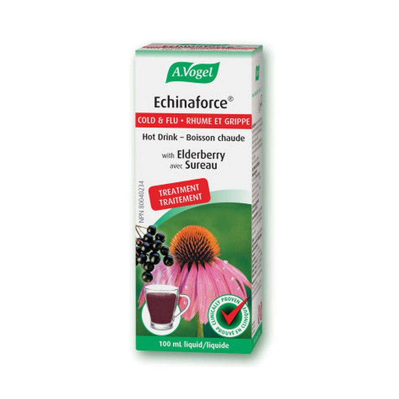 BioForce - AVogel Remedies - Echinaforce Extra Hot Drink - Cold & Flu - 100ml - Limolin 