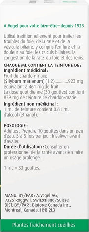 BioForce - AVogel Remedies, MILK THISTLE - RECURRENT LIVER TROUBLES, 50ml - Limolin 