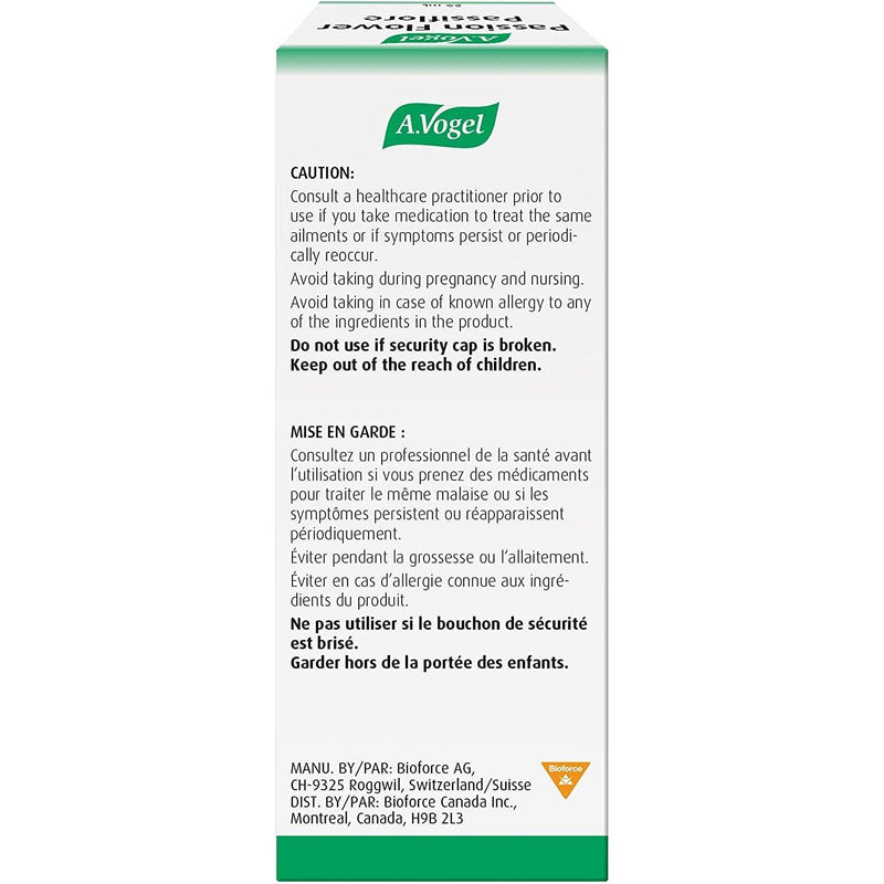 BioForce - AVogel Remedies - Passion Flower - Hyperactivity - 50ml - Limolin 